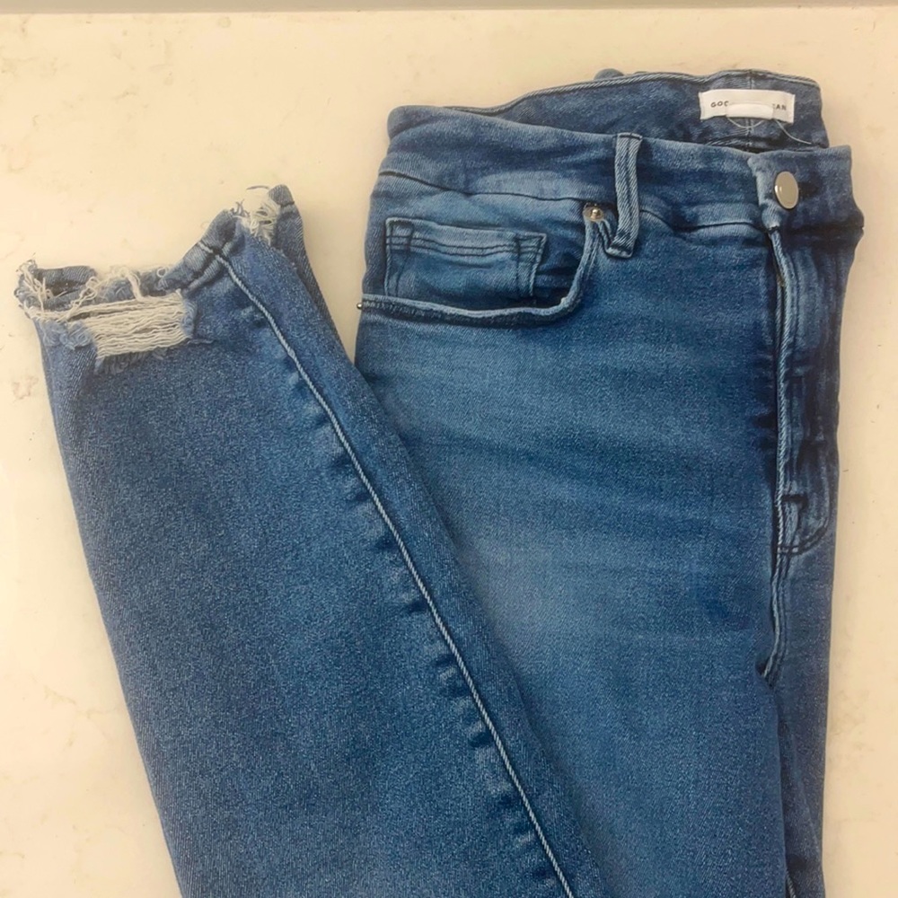 Good American skinny high rise jeans
